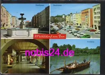 84453 Mühldorf Innfähre Arkaden o 18.8.1983