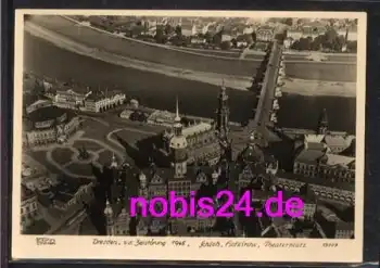 Dresden Hofkirche Schloss Theaterplatz * 1950 Verlag Hahn-Foto13007
