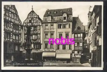 54470 Bernkastel Markt mit Brunnen o 25.5.1926