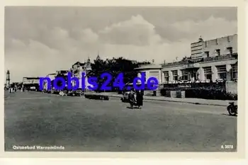 Warnemünde Promenade am Strand  *ca.1958