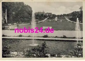 09669 Frankenberg Parkanlage Brunnen o 1955