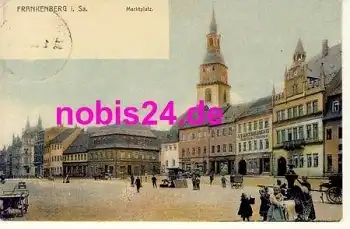 09669 Frankenberg Markt Kirche o 24.1.1924