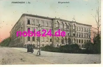 09669 Frankenberg Bürgerschule *ca.1920