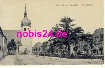 09526 Olbernhau Marktplatz o ca.1920