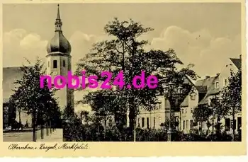 09526 Olbernhau Marktplatz Kirche o 26.6.1936
