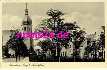 09526 Olbernhau Marktplatz Kirche o 13.7.1936