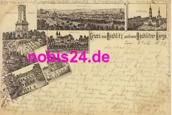 09306 Rochlitz Vorlaeufer Litho o 1893