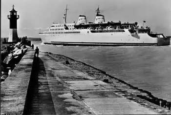 18546 Sassnitz Rügen Eisenbahnfähre MS "Saßnitz" * ca. 1970
