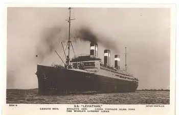 United States Lines S.S. Leviathan * ca. 1920