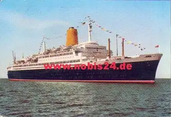 Dampfschiff TS Bremen o 6.6.1966