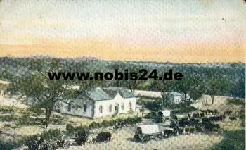 Etiro Aufenthalt Etappenstempel Bethanien o 20.7.1906 Anwesen des von hereros ermordeten Farmers Joost