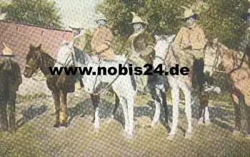 Hottentottenhäuptling Hendrick Wittboi mit seinem Stabe *ca. 1906