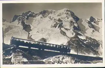 Gornergratbahn mit Breithorn * ca. 1930