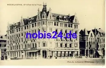 Middelkerke Hotel de la Plage Westflandern  *ca.1910