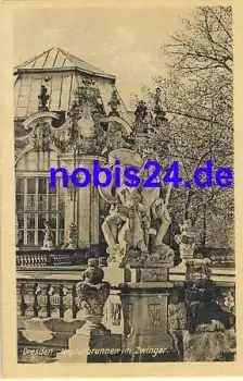Dresden Zwinger Neptunbrunnen *ca.1930