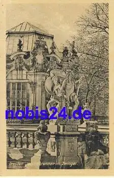 Dresden Brunnen im Zwinger *ca.1930