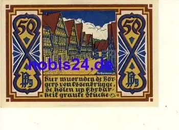 Osnabrück Notgeld 50 Pfennige um 1920