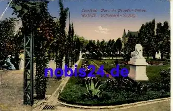 Kortrijk Volkspark o 1916