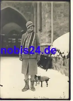 Damen Mode Großfoto ca.A5 um 1930