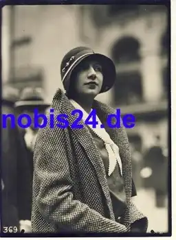 Dame mit Hut Mode Großfoto ca.A5