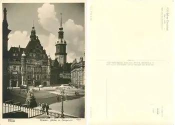 Dresden Schloss mit Georgentor 750 Jahre Dresden *1956 Hahn-Foto10895