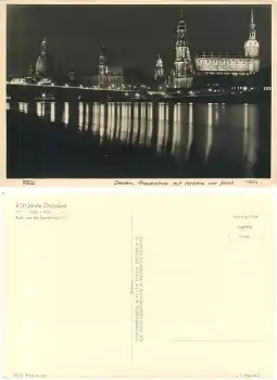 Dresden Frauenkirche mit Hofkirche und Schloss 750 Jahre Dresden *1956 Hahn-Foto10853