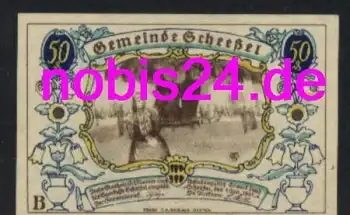 27383 Scheeßel Notgeld 50 Pfennige 1921