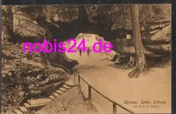 01814 Sächsische Schweiz Höhle Kuhstall o ca.1920
