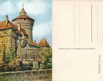 Nürnberg Frauentor Künstlerkarte ca.1906