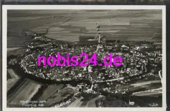 86720 Nördlingen vom Flugzeug *ca.1940