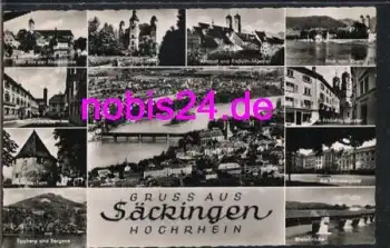 79713 Säckingen Hochrhein o 14.3.1956