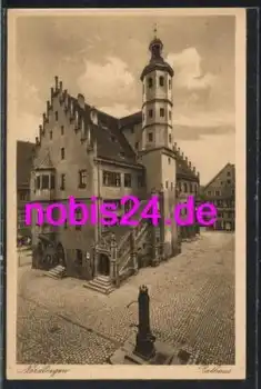 86720 Noerdlingen Rathaus Brunnen *ca.1910