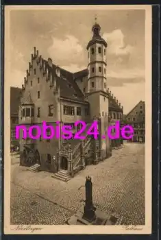 86720 Nördlingen Rathaus Brunnen *ca.1910