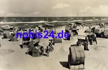 17429 Bansin Strandkörbe o 1959