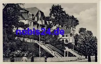 17429 Bansin Haus Maria Carla und Wiese o 1960
