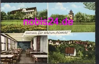 67685 Eulenbis Gasthaus schöne Aussicht *ca.1955