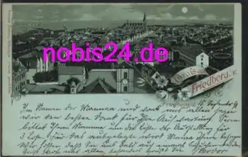 61169 Friedberg Mondscheinkarte o 15.9.1898