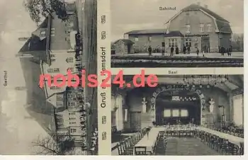 06268 Nemsdorf Gasthof Bahnhof o 11.1.1915