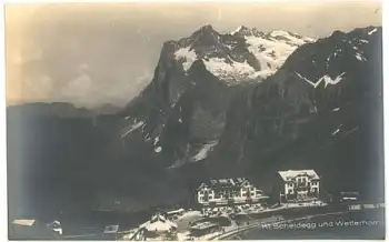 kleine Schneidegg und Wetterhorn * ca. 1920