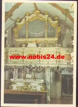 07907 Burgk Orgel im Schloßmuseum *ca. 1955