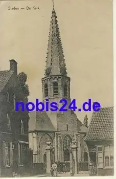 Staden De Kerk Niederlande o 1915