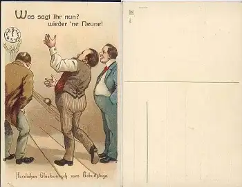 Kegelbrüder Künstlerkarte *ca.1910