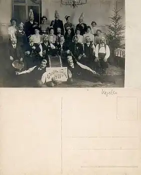 Kegeln Vereinsfeier Echtfoto *ca.1911