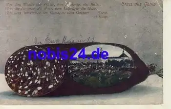 99867 Gotha Schloss in Blutwurst o ca.1915