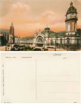 Köln Hauptbahnhof * 1910