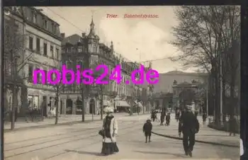Trier  Bahnhofstrasse  o 3.7.1912