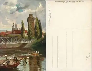 Heilbronn Neckar Künstlerkarte H. Hoffmann * ca.1910