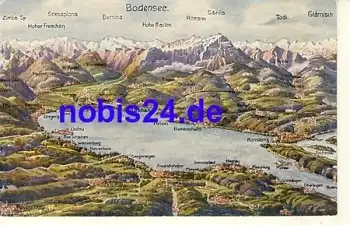Bodensee Vogelsicht  *ca.1924