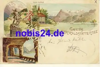 Vierwaldstättersee Litho o 1897