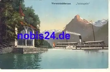 Vierwaldstättersee Tellskapelle o 1908